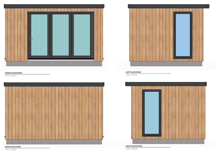 SIP Garden Room Elevations