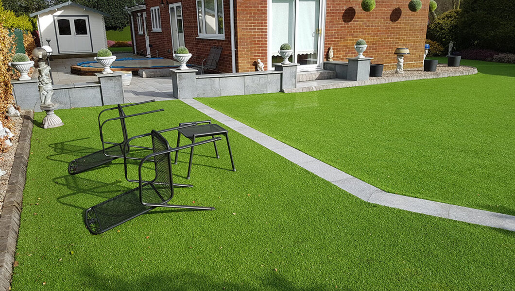 Artificial grass lawn by Redcliffe