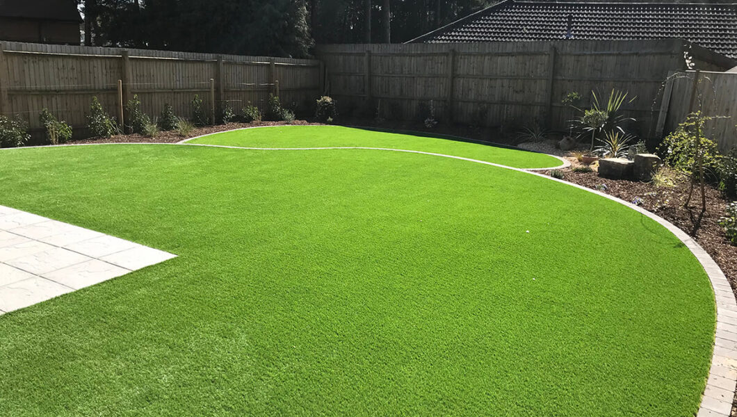 Artificial grass lawn design and installation