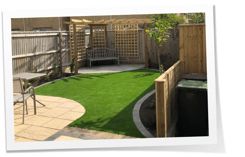 Garden patio and pergola design