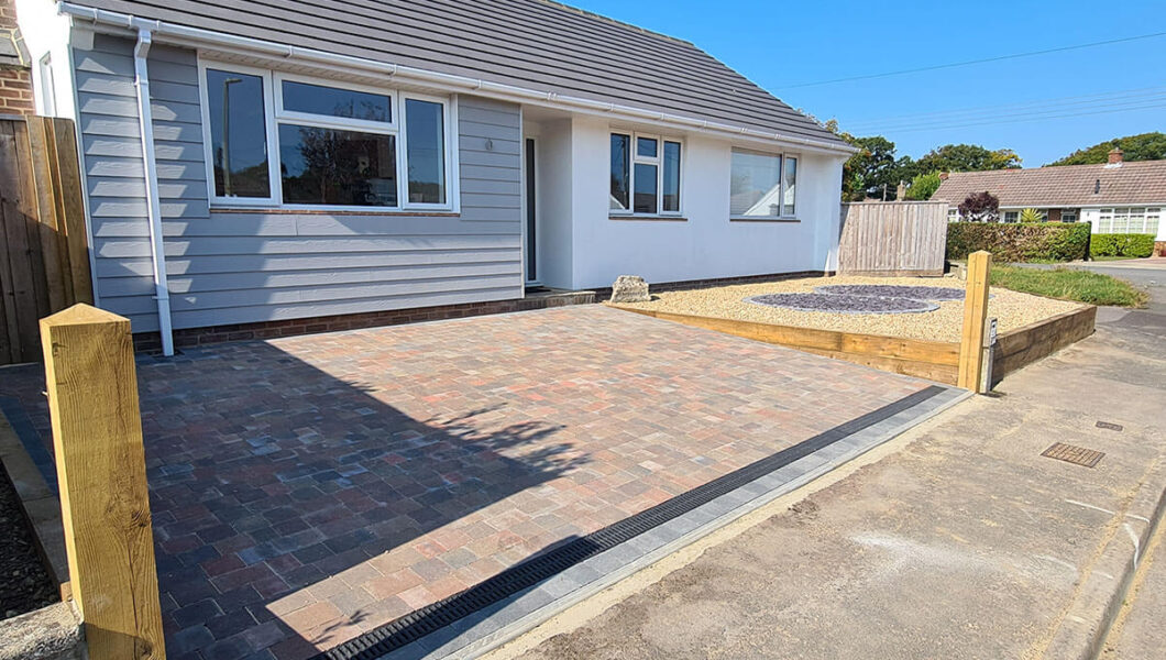 Paved driveway