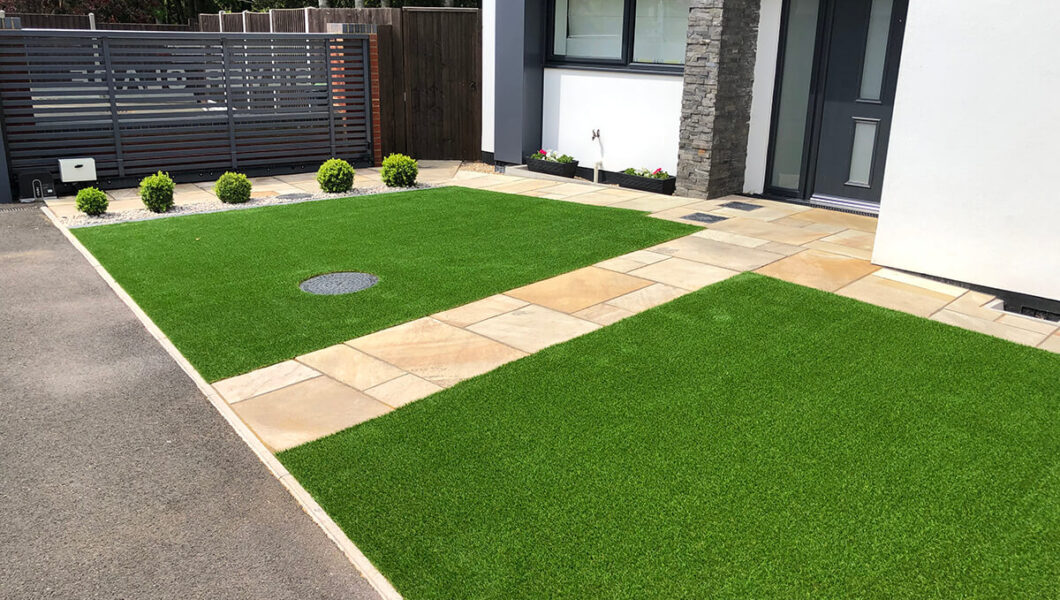 Simple artificial grass installation