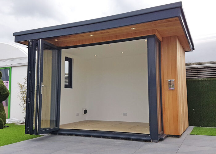 Home office garden room.